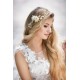 Gold flower hair vine for bride
