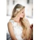 Gold flower hair vine for bride