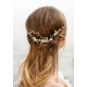Gold bridal hair vine