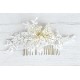 Bridal lace hair comb