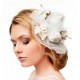 Bridal floral hair accessory