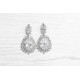 Bridal crystal earrings