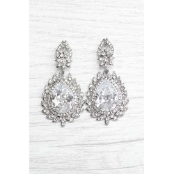Bridal crystal earrings