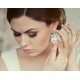Bridal dangle crystals earrings