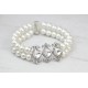 Bridal pearls bracelet 